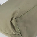 PRADA Tote Bag Nylon Beige Gold Auth 163284-15