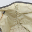 PRADA Tote Bag Nylon Beige Gold Auth 163284-20