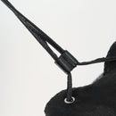 Stella MacCartney Falabella Shoulder Bag polyester Black Silver Auth 163286A-18