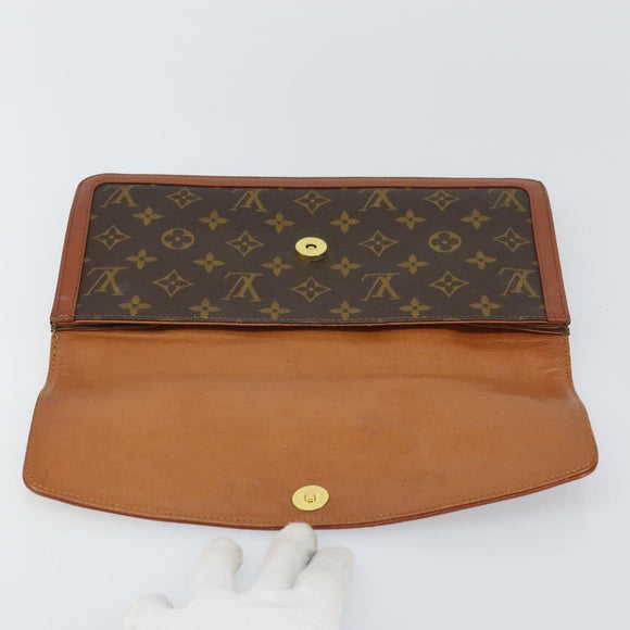 LOUIS VUITTON Monogram Pochette Dam GM Clutch Bag M51810 LV Auth 163287