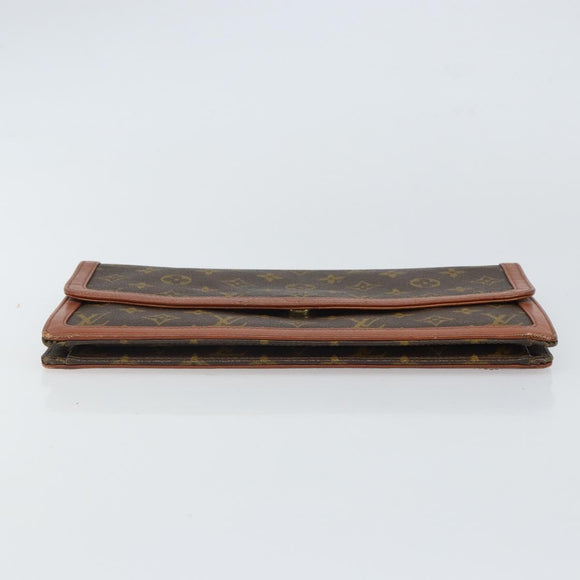 LOUIS VUITTON Monogram Pochette Dam GM Clutch Bag M51810 LV Auth 163287