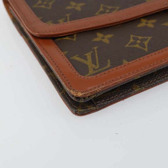 LOUIS VUITTON Monogram Pochette Dam GM Clutch Bag M51810 LV Auth 163287