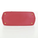PRADA Galleria Hand Bag Safiano leather 2way Pink Gold Auth 163295V-5