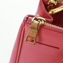 PRADA Galleria Hand Bag Safiano leather 2way Pink Gold Auth 163295V-21
