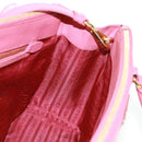 PRADA Galleria Hand Bag Safiano leather 2way Pink Gold Auth 163295V-24