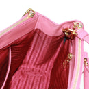 PRADA Galleria Hand Bag Safiano leather 2way Pink Gold Auth 163295V-25