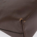 GUCCI Bamboo Shoulder Bag Leather Dark Brown Gold 001 1553 1880 Auth 163296-12