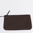 GUCCI Bamboo Shoulder Bag Leather Dark Brown Gold 001 1553 1880 Auth 163296-18