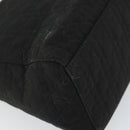 Christian Dior Lady Dior Canage Hand Bag Nylon Black Gold Auth 163297-14