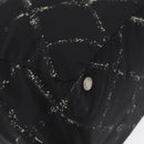 CHANEL Travel Line Tote Bag Nylon Black CC Auth 163298-9