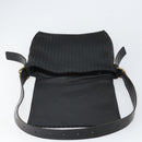 BOTTEGAVENETA INTRECCIATO Shoulder Bag Leather Black Gold Auth 163299-14