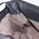 BOTTEGAVENETA INTRECCIATO Shoulder Bag Leather Black Gold Auth 163299-16