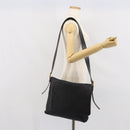 BOTTEGAVENETA INTRECCIATO Shoulder Bag Leather Black Gold Auth 163299-21