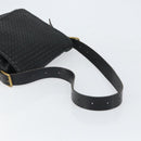 BOTTEGAVENETA INTRECCIATO Shoulder Bag Leather Black Gold Auth 163299-7
