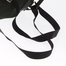 PRADA Backpack Nylon Khaki Silver Auth 163300-8
