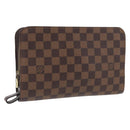 LOUIS VUITTON Damier Ebene Saint Louis Clutch Bag N51993 LV Auth 163301-1