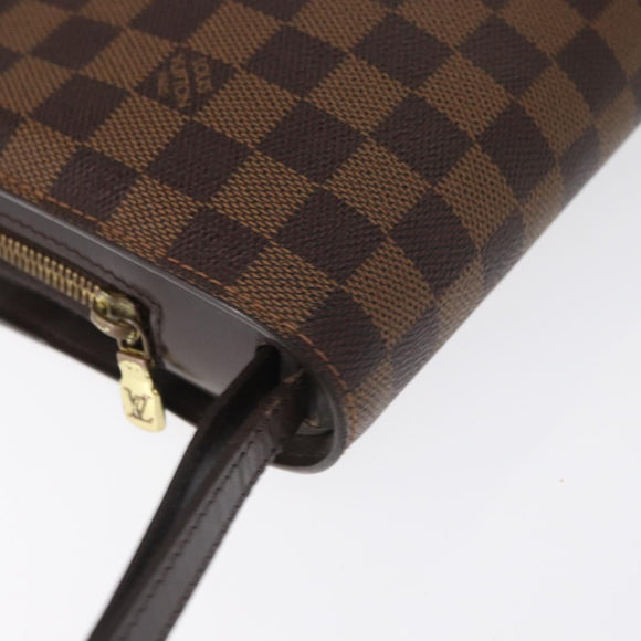 LOUIS VUITTON Damier Ebene Saint Louis Clutch Bag N51993 LV Auth 163301