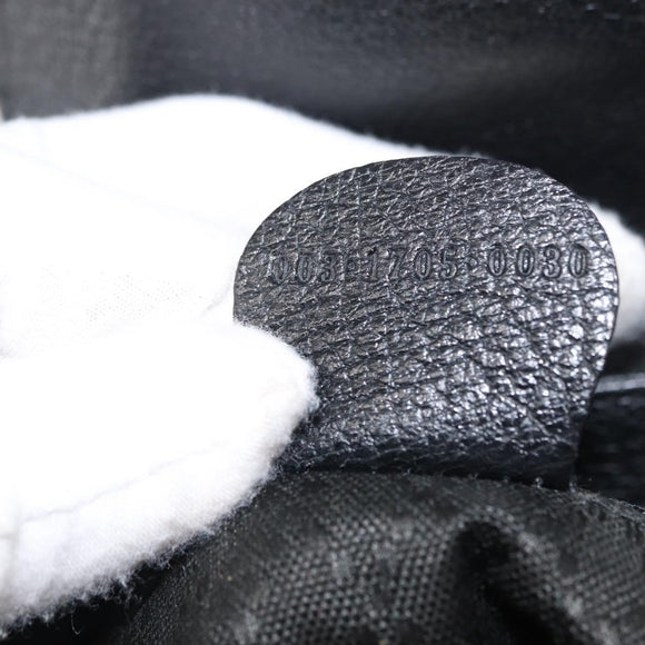 GUCCI Bamboo Backpack Suede Black Gold 003 1705 0030 Auth 163304