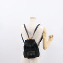 GUCCI Bamboo Backpack Suede Black Gold 003 1705 0030 Auth 163304-25