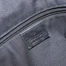 GUCCI GG Canvas Shoulder Bag Black Silver 145857 Auth 163305-16