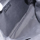 GUCCI GG Canvas Shoulder Bag Black Silver 145857 Auth 163305-17