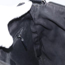 GUCCI GG Canvas Shoulder Bag Black Silver 145857 Auth 163305-18