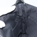 GUCCI GG Canvas Shoulder Bag Black Silver 145857 Auth 163305-19