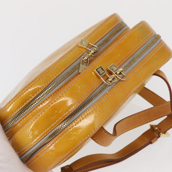 LOUIS VUITTON Monogram Vernis Marley Backpack Gris M91038 LV Auth 163313