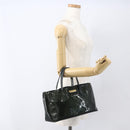 LOUIS VUITTON Monogram Vernis Wilshire PM Bag Blue Galatic M93646 LV Auth 163318-22