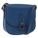 LOUIS VUITTON Epi Saint Cloud PM Shoulder Bag Blue M52195 LV Auth 163319-1
