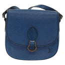 LOUIS VUITTON Epi Saint Cloud PM Shoulder Bag Blue M52195 LV Auth 163319-2