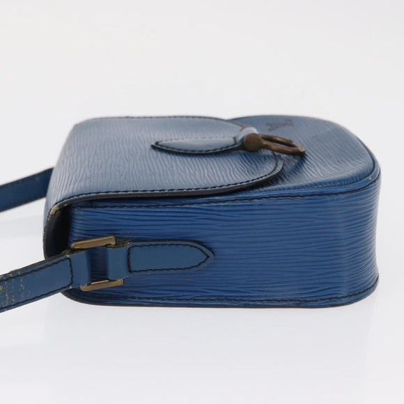 LOUIS VUITTON Epi Saint Cloud PM Shoulder Bag Blue M52195 LV Auth 163319
