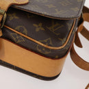 LOUIS VUITTON Monogram Cartouchiere MM Umhängetasche M51253 LV Auth 163323-14