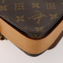 LOUIS VUITTON Monogram Cartouchiere MM Umhängetasche M51253 LV Auth 163323-16