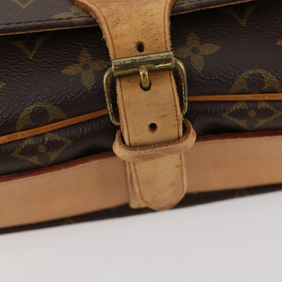 LOUIS VUITTON Monogram Cartouchiere MM Umhängetasche M51253 LV Auth 163323