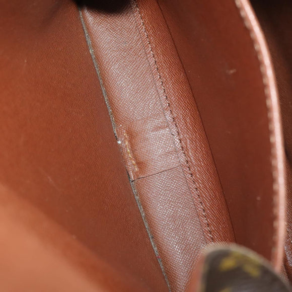 LOUIS VUITTON Monogram Cartouchiere MM Umhängetasche M51253 LV Auth 163323