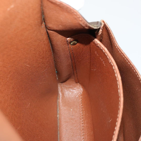 LOUIS VUITTON Monogram Cartouchiere MM Umhängetasche M51253 LV Auth 163323