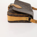 LOUIS VUITTON Monogram Cartouchiere MM Umhängetasche M51253 LV Auth 163323-3