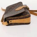 LOUIS VUITTON Monogram Cartouchiere MM Umhängetasche M51253 LV Auth 163323-4