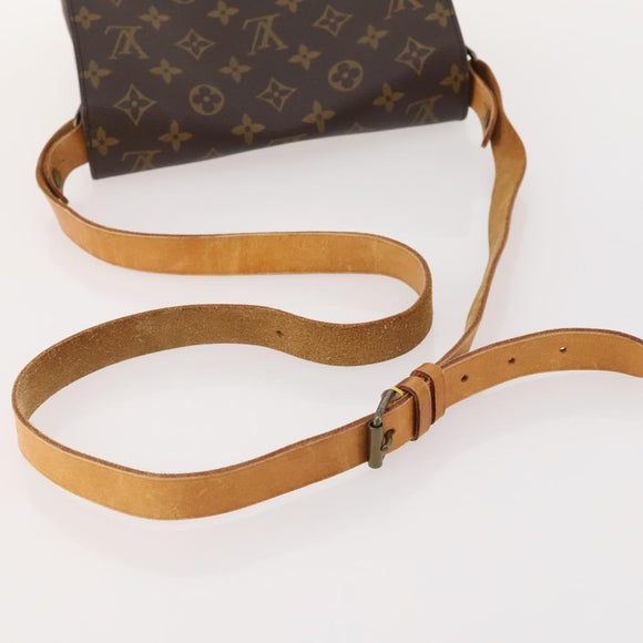 LOUIS VUITTON Monogram Cartouchiere MM Umhängetasche M51253 LV Auth 163323