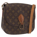 LOUIS VUITTON Monogram Saint Cloud GM Shoulder Bag M51242 LV Auth 163324-1
