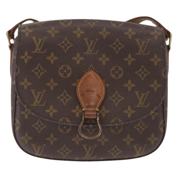 LOUIS VUITTON Monogram Saint Cloud GM Shoulder Bag M51242 LV Auth 163324