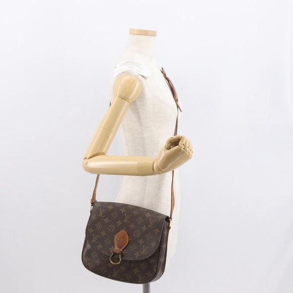 LOUIS VUITTON Monogram Saint Cloud GM Shoulder Bag M51242 LV Auth 163324