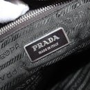 PRADA Shoulder Bag Nylon Red Silver Auth 163326-19