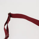 PRADA Shoulder Bag Nylon Red Silver Auth 163326-14