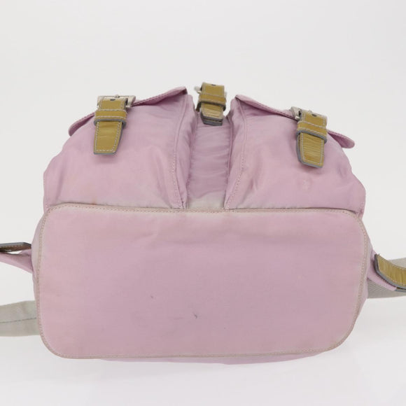 PRADA Rucksack Nylon Pink Silber Original 163327A