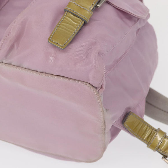 PRADA Rucksack Nylon Pink Silber Original 163327A