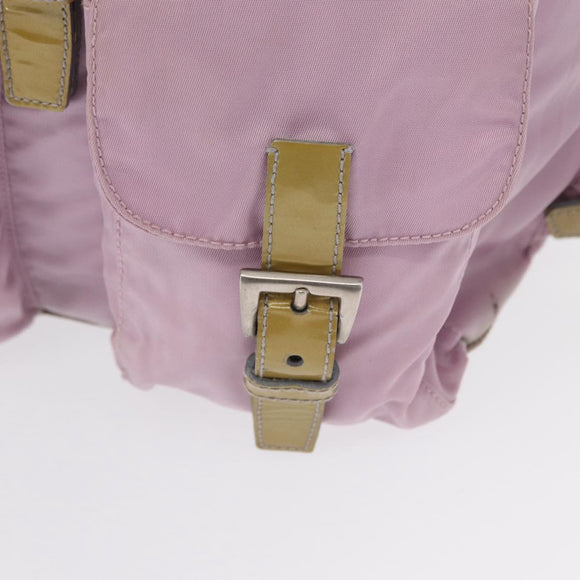 PRADA Rucksack Nylon Pink Silber Original 163327A