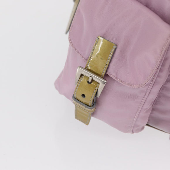 PRADA Rucksack Nylon Pink Silber Original 163327A