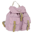 PRADA Rucksack Nylon Pink Silber Original 163327A-1